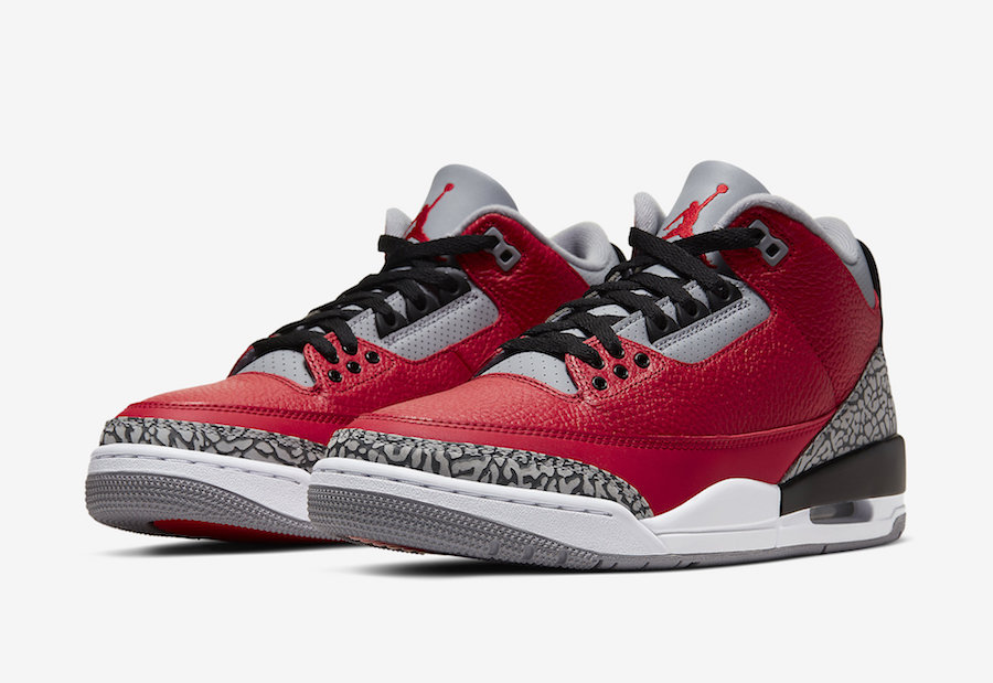 Air Jordan 3 Chicago Exclusive 'Red 