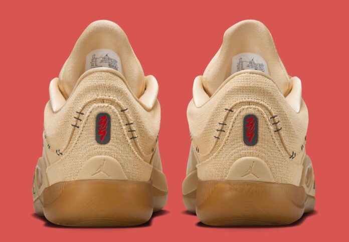 Jordan Zion 4 «Voodoo» с видом поношенных и сделанных вручную