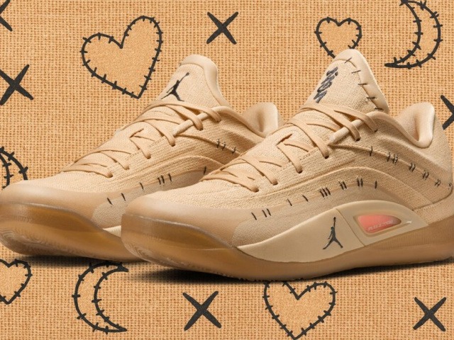 Jordan Zion 4 «Voodoo» с видом поношенных и сделанных вручную