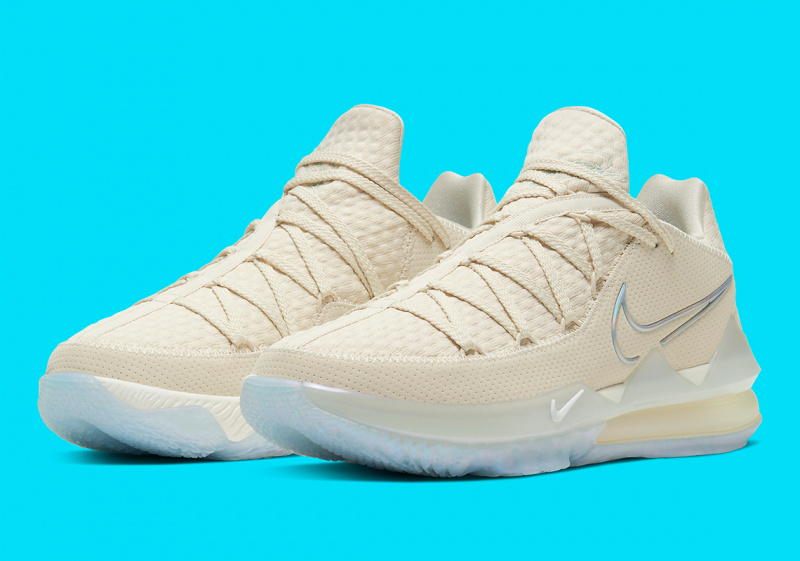 Новая расцветка Nike LeBron 17 Low “Easter” будет выполнена в кремовом оттенке