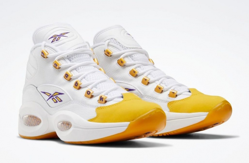 Подробности новой расцветки кроссовок Аллена Айверсона Reebok Question Mid «Yellow Toe»