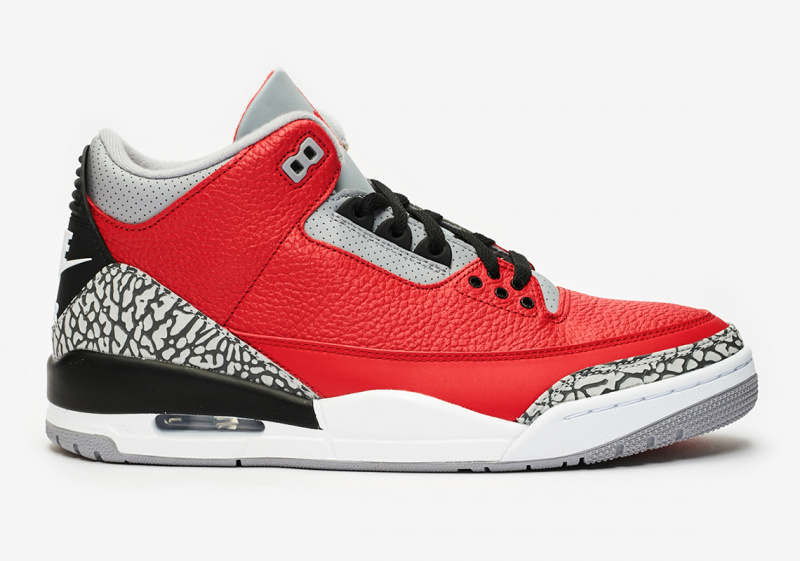 Детальный взгляд на Air Jordan 3 Retro SE “Fire Red”