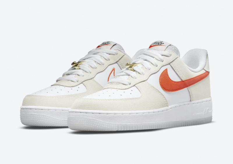 Nike Air Force 1 выйдут в варианте «First Use» с оранжевым «свушем»