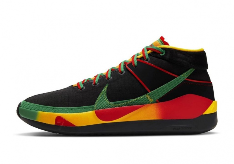 Nike KD 13 «Rasta» в стиле растафарианского флага