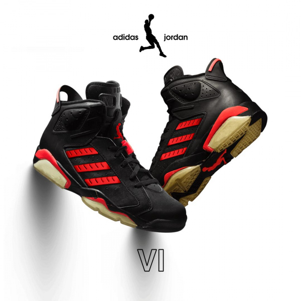 Один из дизайнеров представил кроссовки adidas Jordan