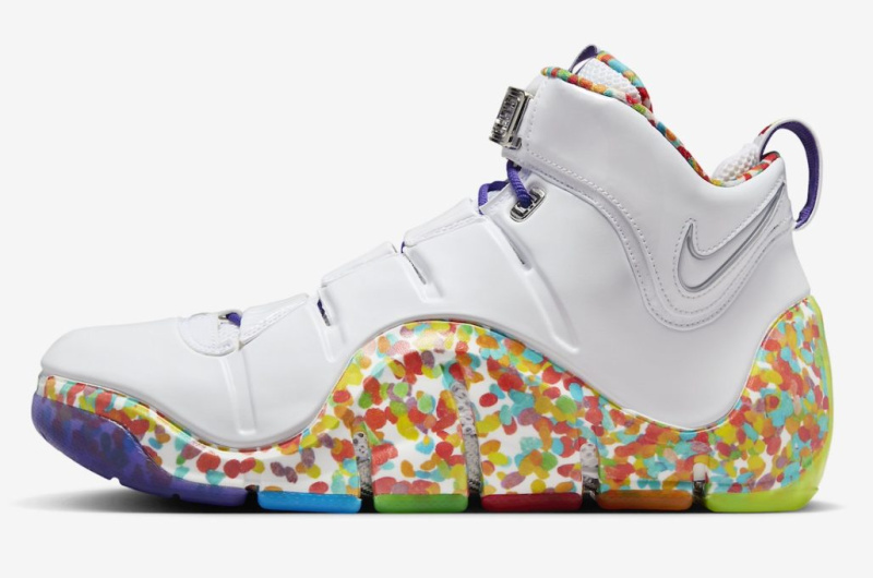 Nike LeBron 4 «Fruity Pebbles» выполнены в тематике любимых хлопьев Леброна Джеймса