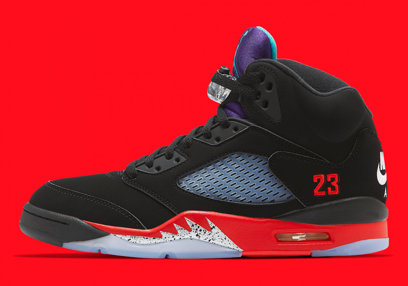 Официальные фото Air Jordan 5 “Top 3”, сочетающей в себе несколько расцветок