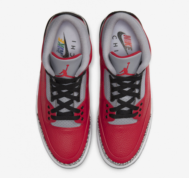 Air Jordan 3 Chicago Exclusive ‘Red Cement’ появятся во время Звездного Уикенда НБА 2020 года