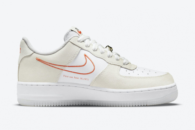 Nike Air Force 1 выйдут в варианте «First Use» с оранжевым «свушем»