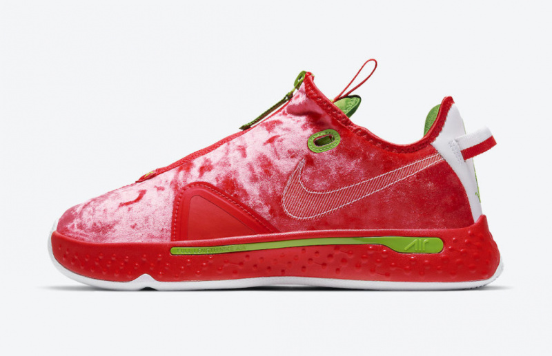 Рождественская версия баскетбольных кроссовок Пола Джорджа Nike PG 4 «Christmas»