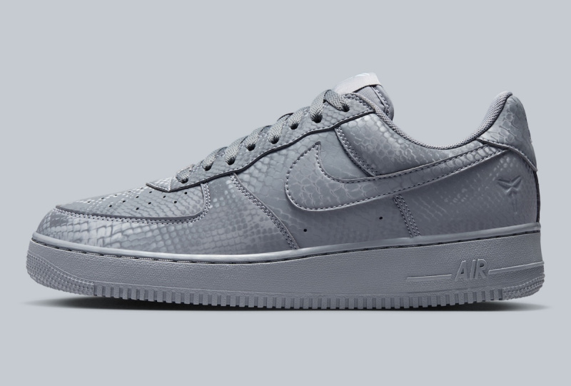 Nike Kobe Air Force 1 Low вышли в расцветке «Cool Grey»