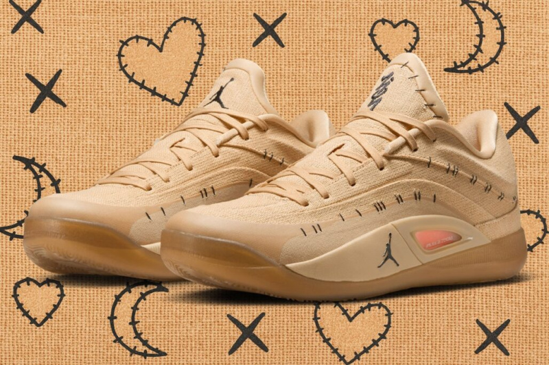 Jordan Zion 4 «Voodoo» с видом поношенных и сделанных вручную