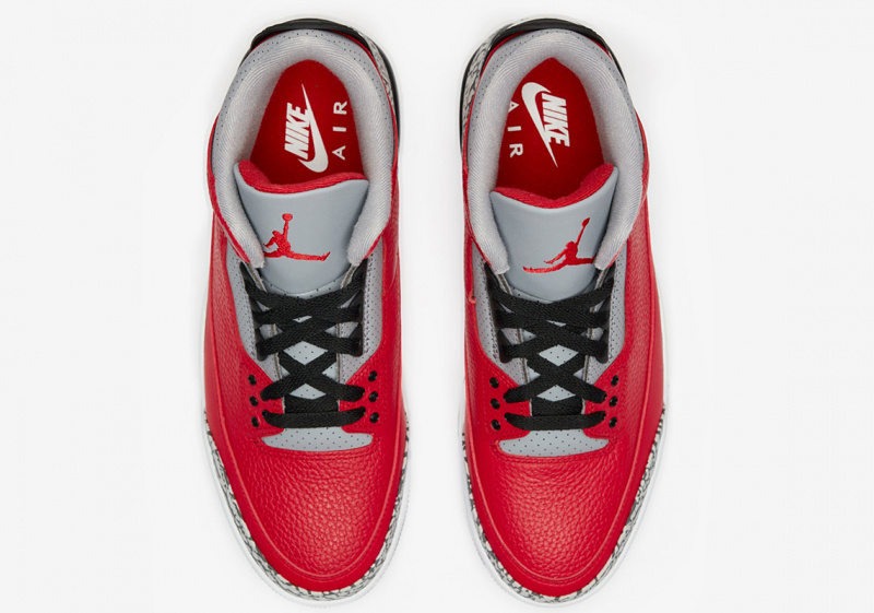 Детальный взгляд на Air Jordan 3 Retro SE “Fire Red”
