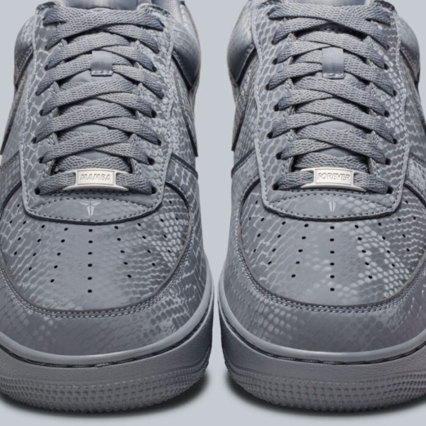 Nike Kobe Air Force 1 Low вышли в расцветке «Cool Grey»