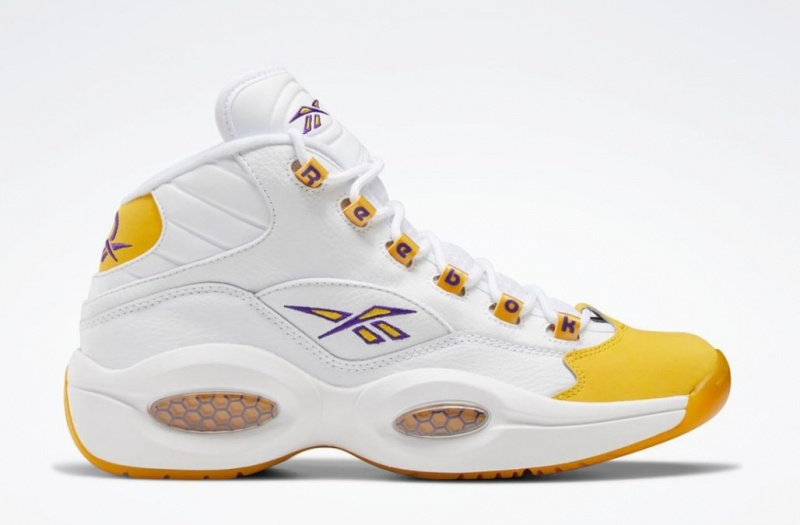 Подробности новой расцветки кроссовок Аллена Айверсона Reebok Question Mid «Yellow Toe»