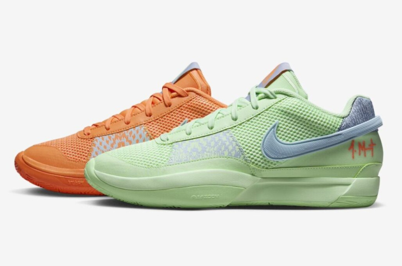 Nike Ja 1 «Bright Mandarin/Vapor Green» выйдут 19 апреля
