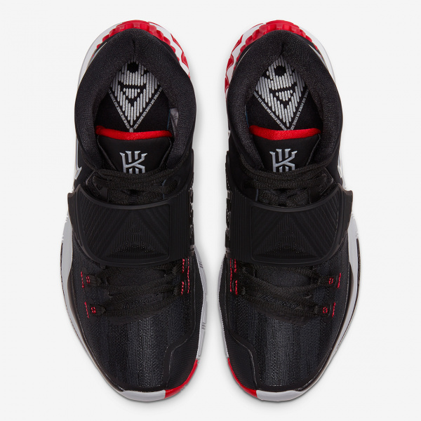 Новая расцветка Nike Kyrie 6 отдает дань уважения Air Jordan 4 “Bred”?