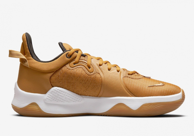 Новая золотистая версия кроссовок Пола Джорджа Nike PG 5 «Beige Gold»