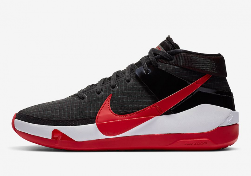 Баскетбольные кроссовки Кевина Дюрэнта Nike KD 13 выйдут в популярной расцветке «Bred»