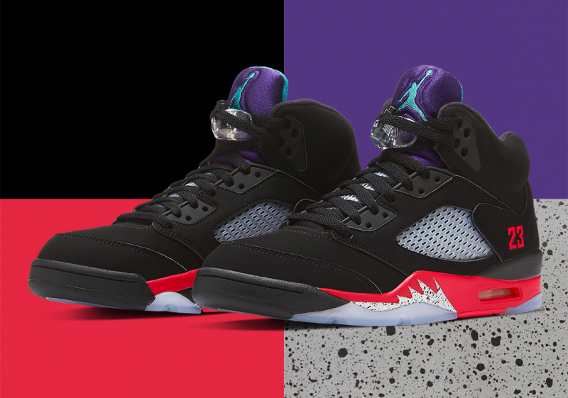 Официальные фото Air Jordan 5 “Top 3”, сочетающей в себе несколько расцветок