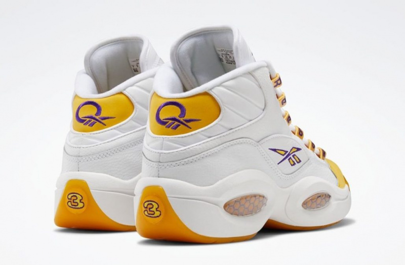 Подробности новой расцветки кроссовок Аллена Айверсона Reebok Question Mid «Yellow Toe»