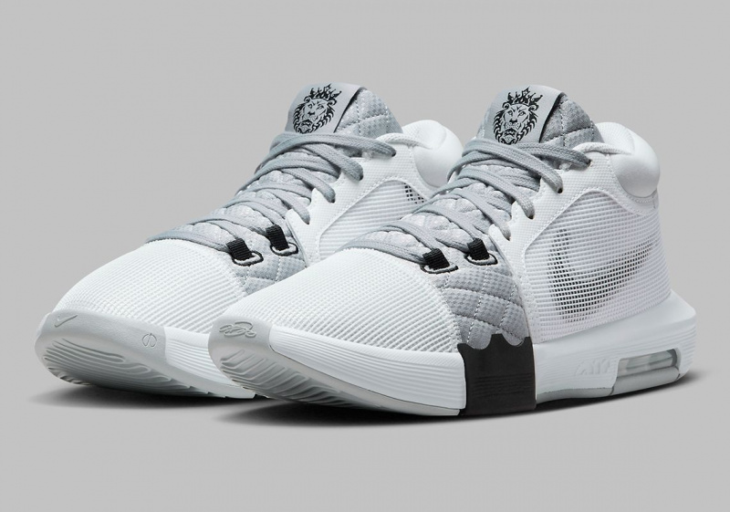 Официальные фото Nike LeBron Witness 8 «White/Black»