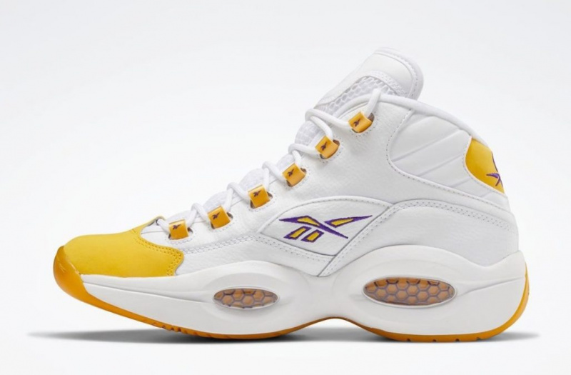 Подробности новой расцветки кроссовок Аллена Айверсона Reebok Question Mid «Yellow Toe»