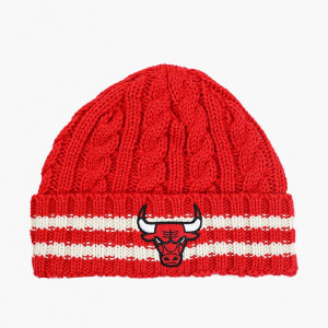 Вязанная шапка New Era Team Stripe Knit NBA Chicago Bulls 12040212