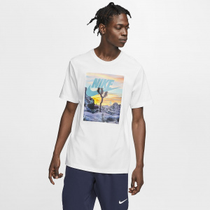 Мужская футболка Nike Sportswear с принтом дерева джошуа на закате CT6884-100