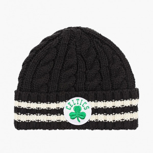 Вязанная шапка New Era Team Stripe Knit NBA Boston Celtics 12040213