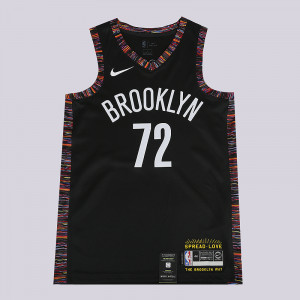 Мужская джерси Nike Brooklyn Nets City Edition 'Biggie' Swingman NBA Connected Jersey CD7062-010