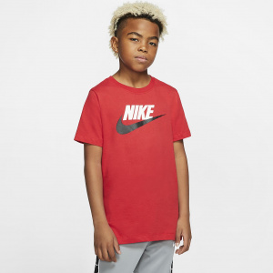 Хлопковая футболка для школьников Nike Sportswear AR5252-660