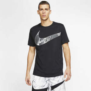Мужская баскетбольная футболка Nike Dri-FIT Marble Swoosh CD1105-010